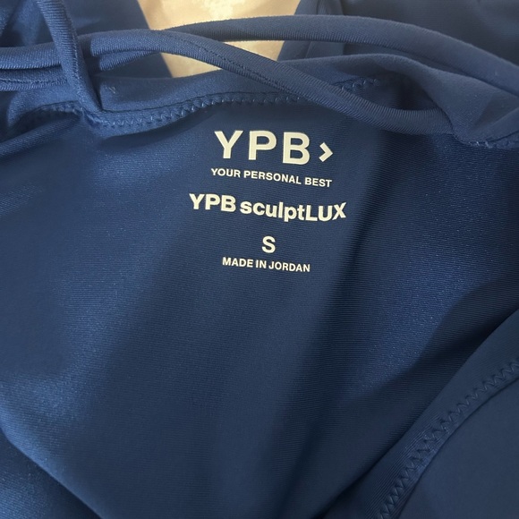 YPB sculptLUX One-Shoulder Strappy-Back Slim Tank - Picture 4 of 4